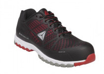 Delta sportcipő S1P, fekete/piros, méret: 39-47