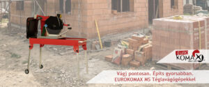 Falazóanyagok vágása